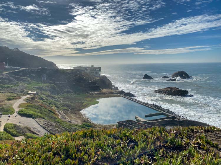 Lands End coastline in San Francisco